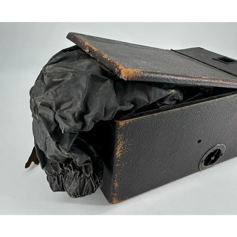 1897 Vive Camera No. 4 Antique 4x5 Plate Camera w/ Focusing Hood Chicago